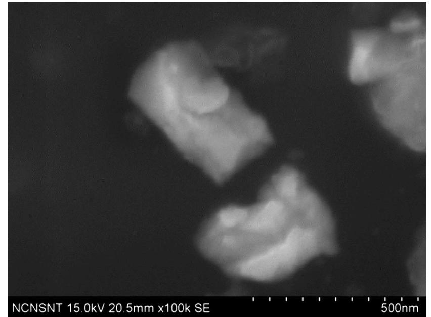 Fe-sem images of cdo nanoparticles fig. 1 xrd pattern of cdo