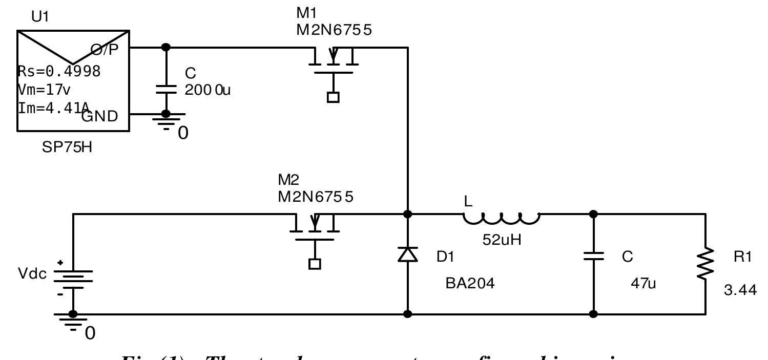 The general circuit topology for a multiple input buck