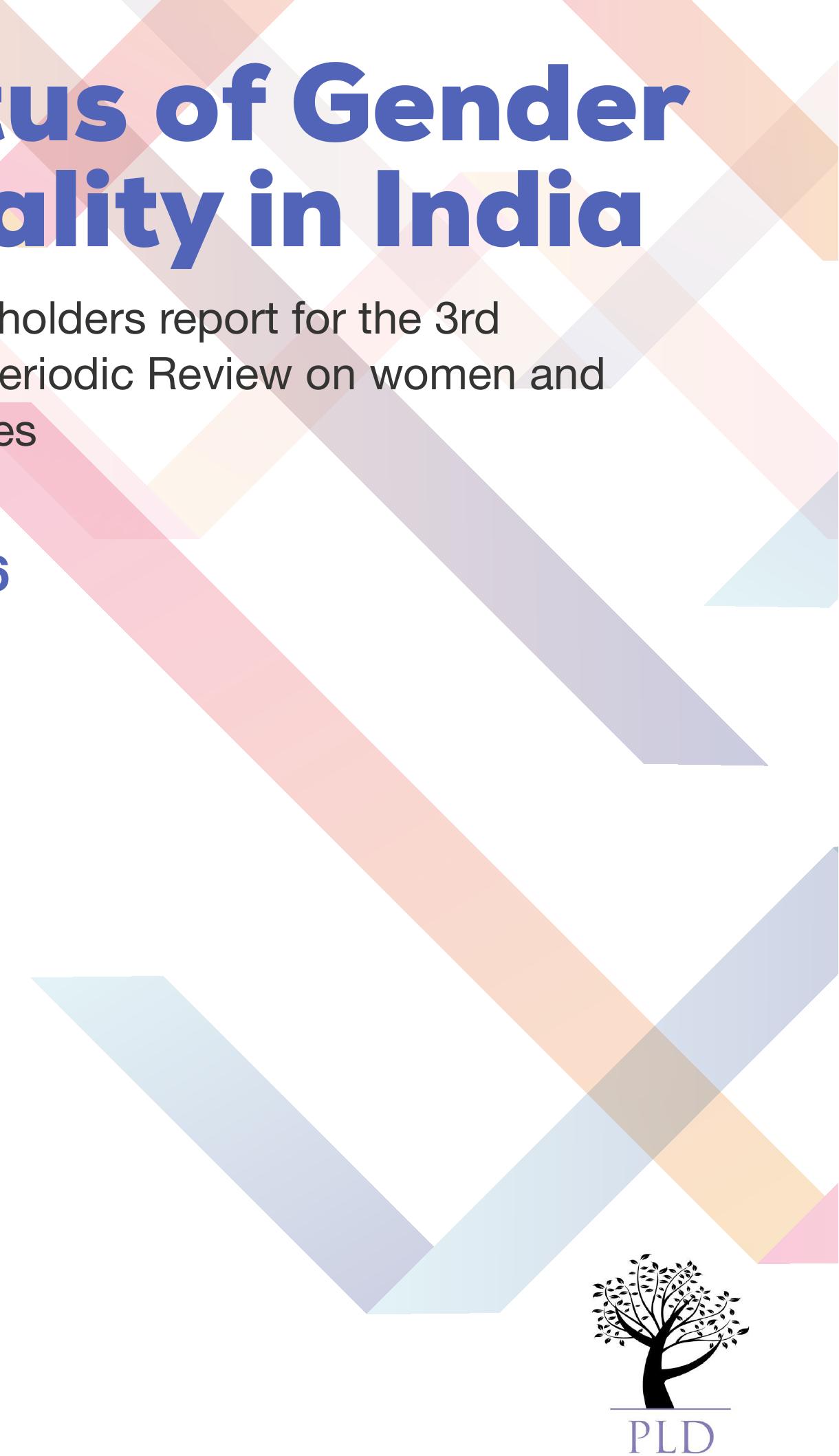(PDF) Status of Gender Equality in India – Joint Stakeholders Report ...