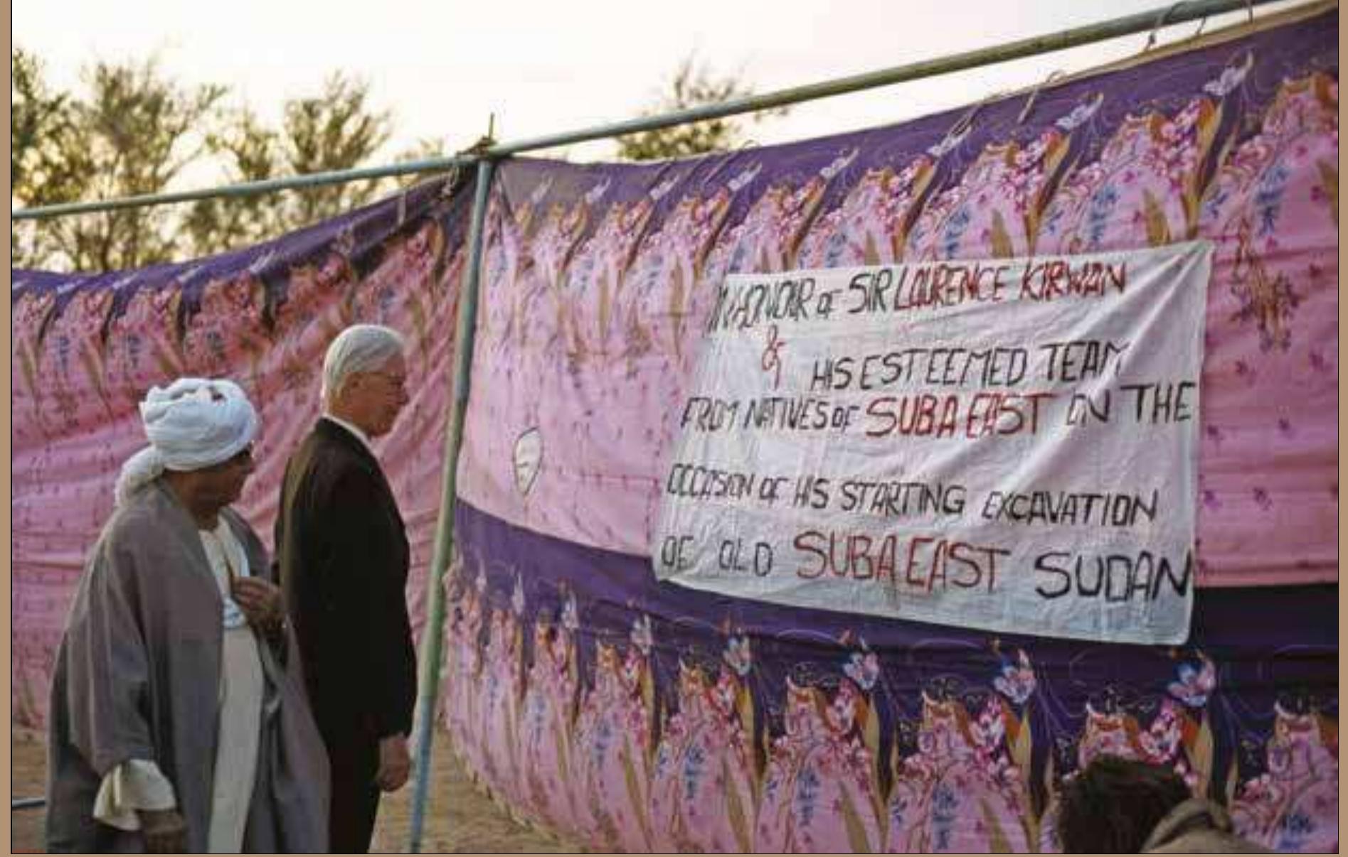 Sir Laurence Kirwan at the celebrations organised in his honour and that of his ‘esteemed’ team at Soba East. (photo: SARS Innemée Archive, INN Di022). 