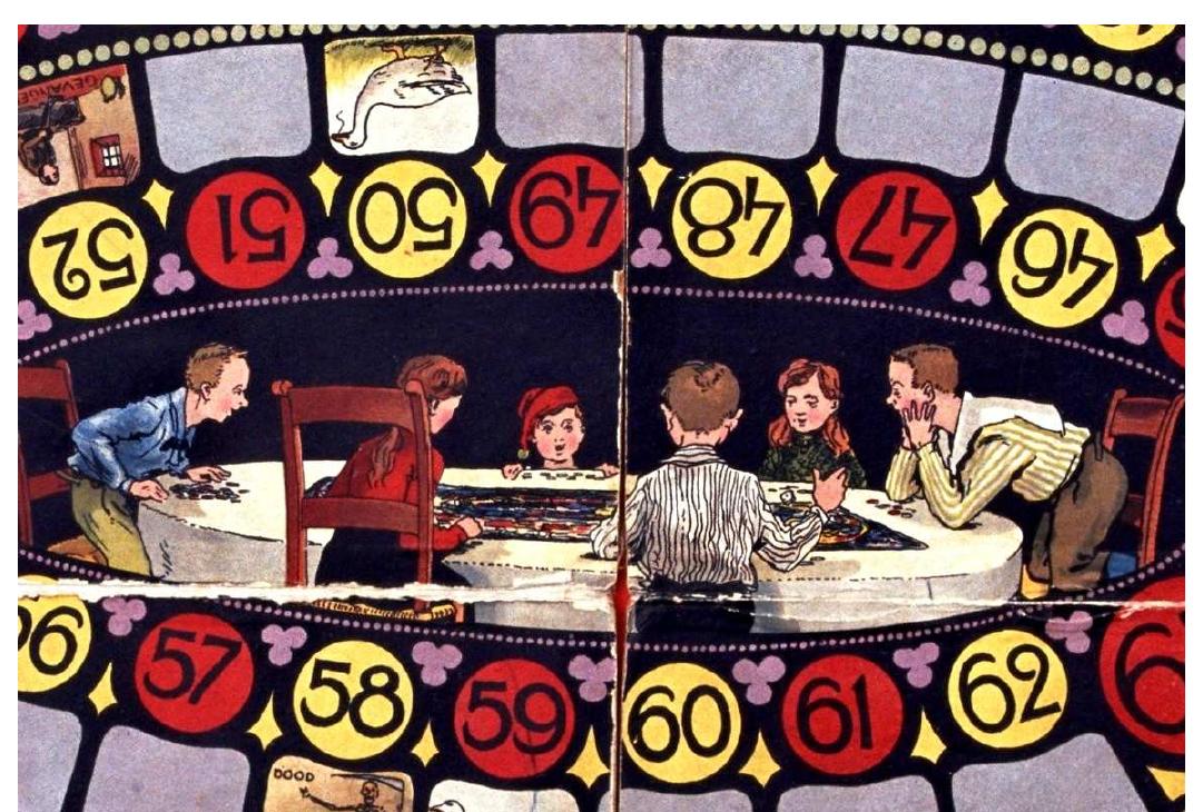 Figure 4 Goose as a children’s game — detail from Het aloude Ganzenspel, Daan Hoeksema, Netherlands, early 20th C (collection of Christine Sinninghe Damsté) 