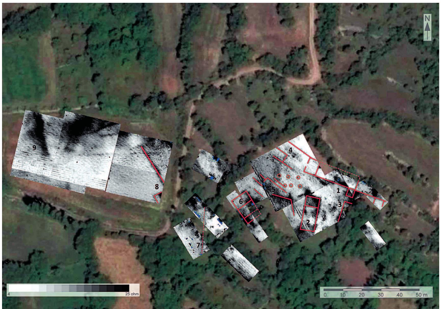 Fig. 13 Interpretation of the electrical resistivity anomalies. 