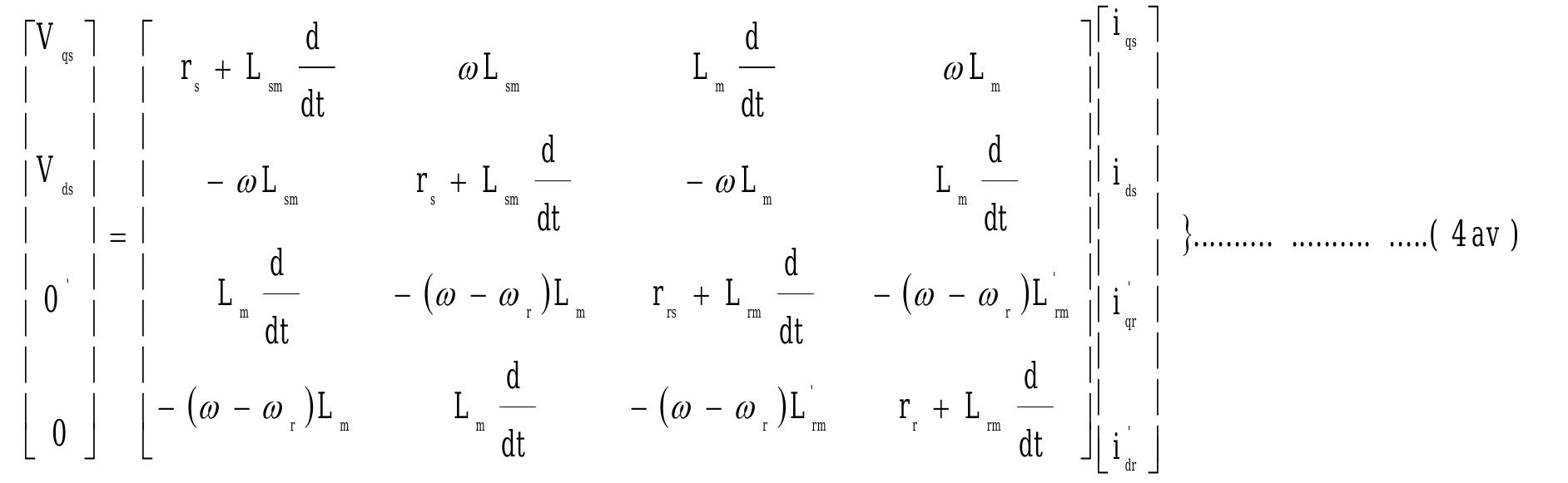 Figure 3 - from DQ Modeling and Dynamic Characteristics of a