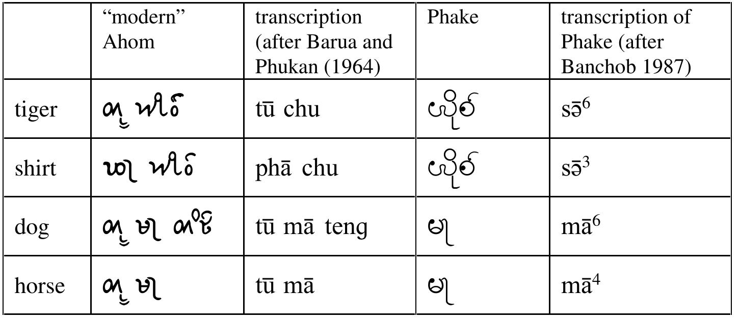 Lathom Dialect (PDF) Tai languages of Assam, a progress report — Does anything remain ...