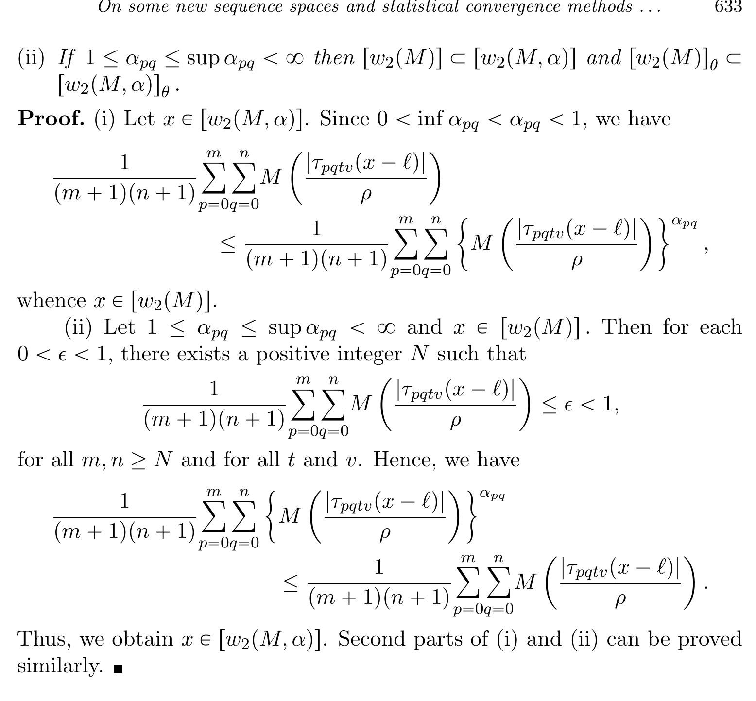 (PDF) On Some New Sequence Spaces and Statistical Convergence Methods ...