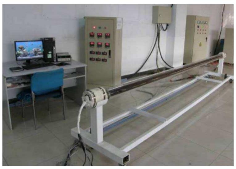 Fig. 49. Receiver heat loss test stand at IEECAS [95,162,192]. 