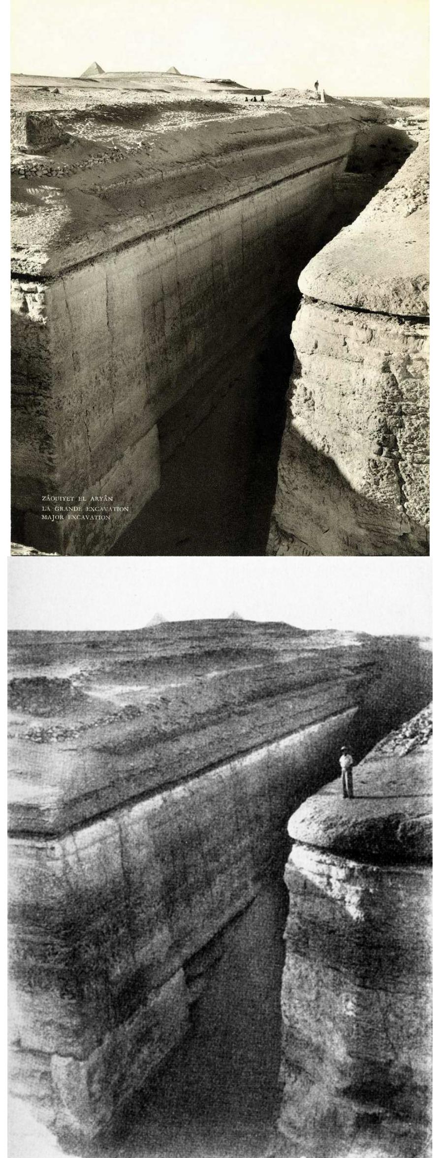 Repair Pyramids Two further images of the corridor and corner repair of marl