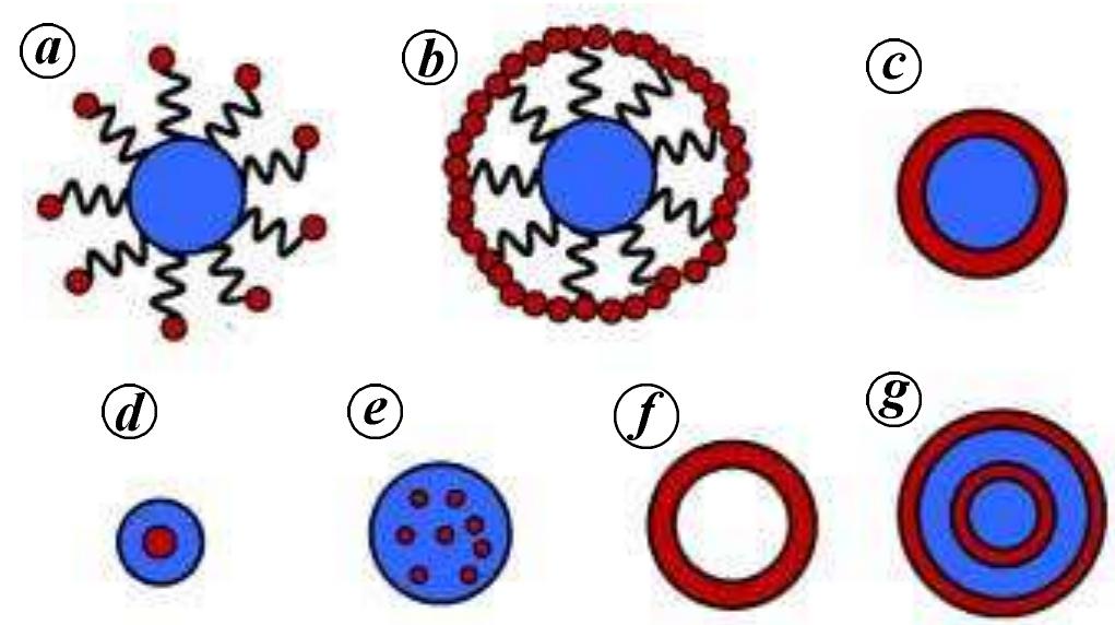 Particle Shell Coating Types (PDF) Nanoshell particles: synthesis, properties and applications