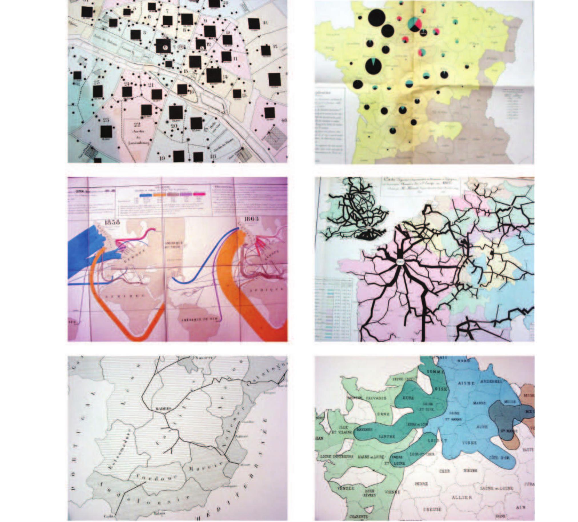 Statistic maps of charles minard (source: library of enpc)