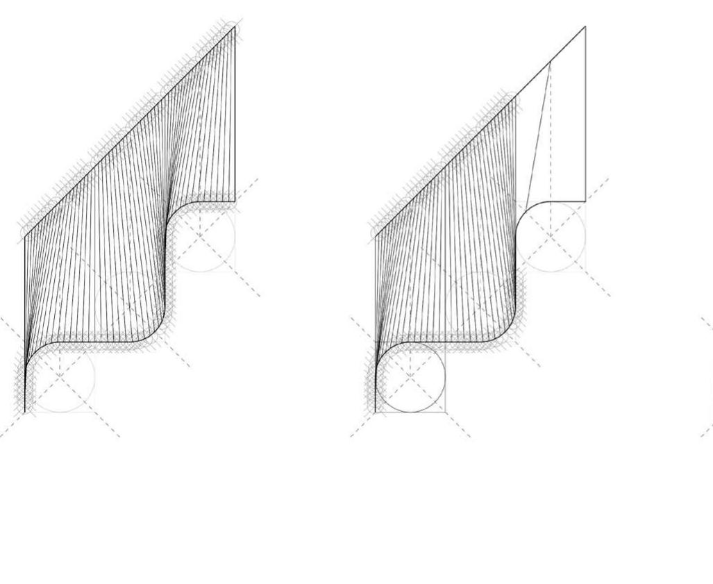 Ruled surface drawings from curved walls: eladio dieste and
