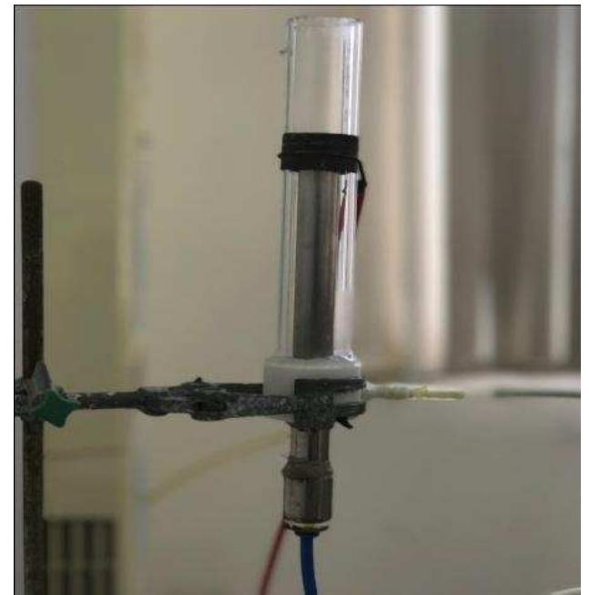 The schematic structure of plasma reactor shown in the fig