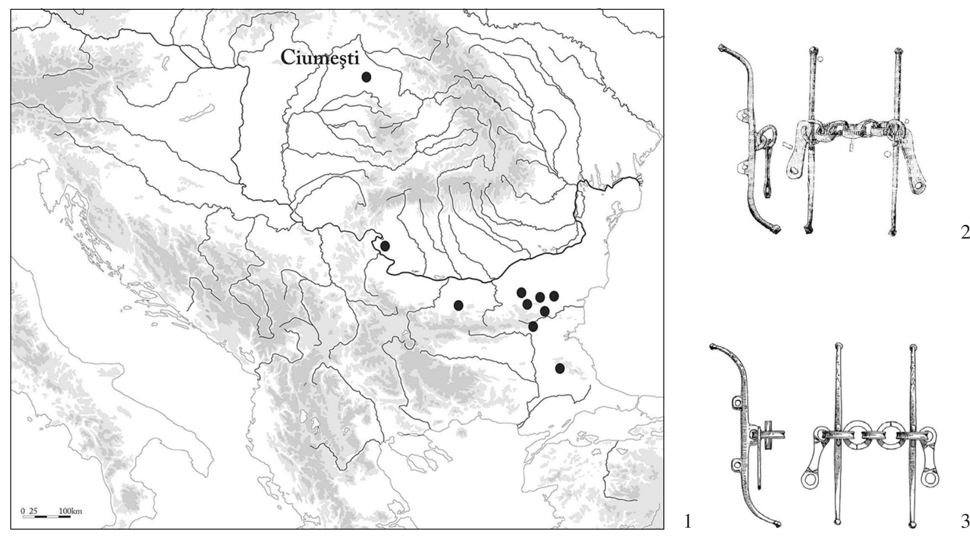 1) distribution map of the werner type iv iron horse bit