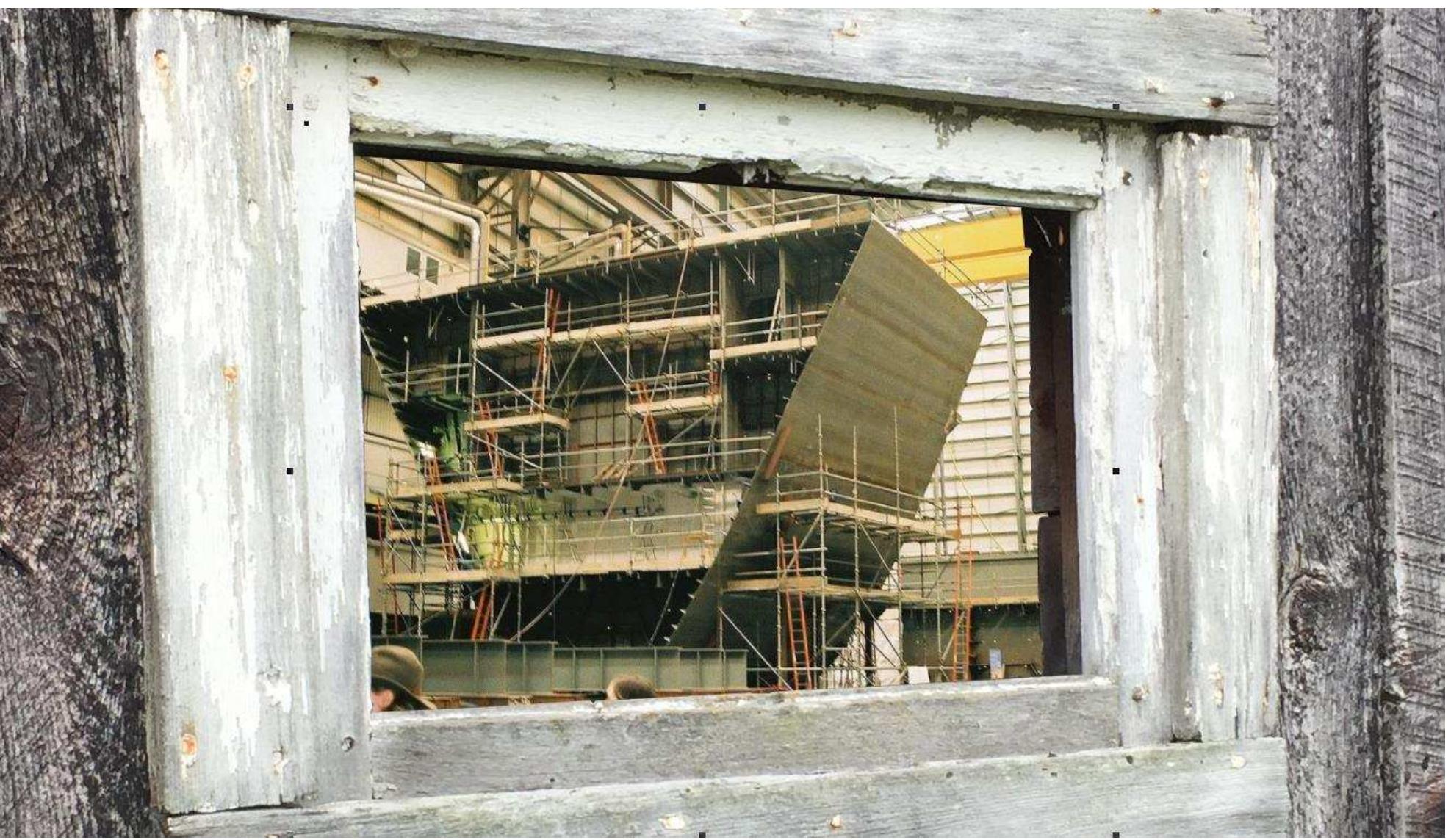 Prefabricated module blocks of hms dauntless at bae's