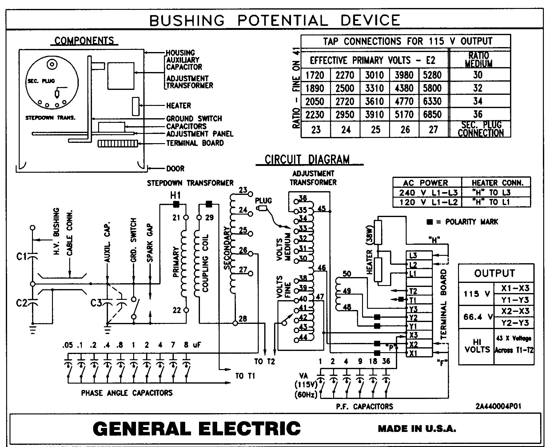 (PDF) GE Bushing Potential Device Economical, Reliable operation of ...