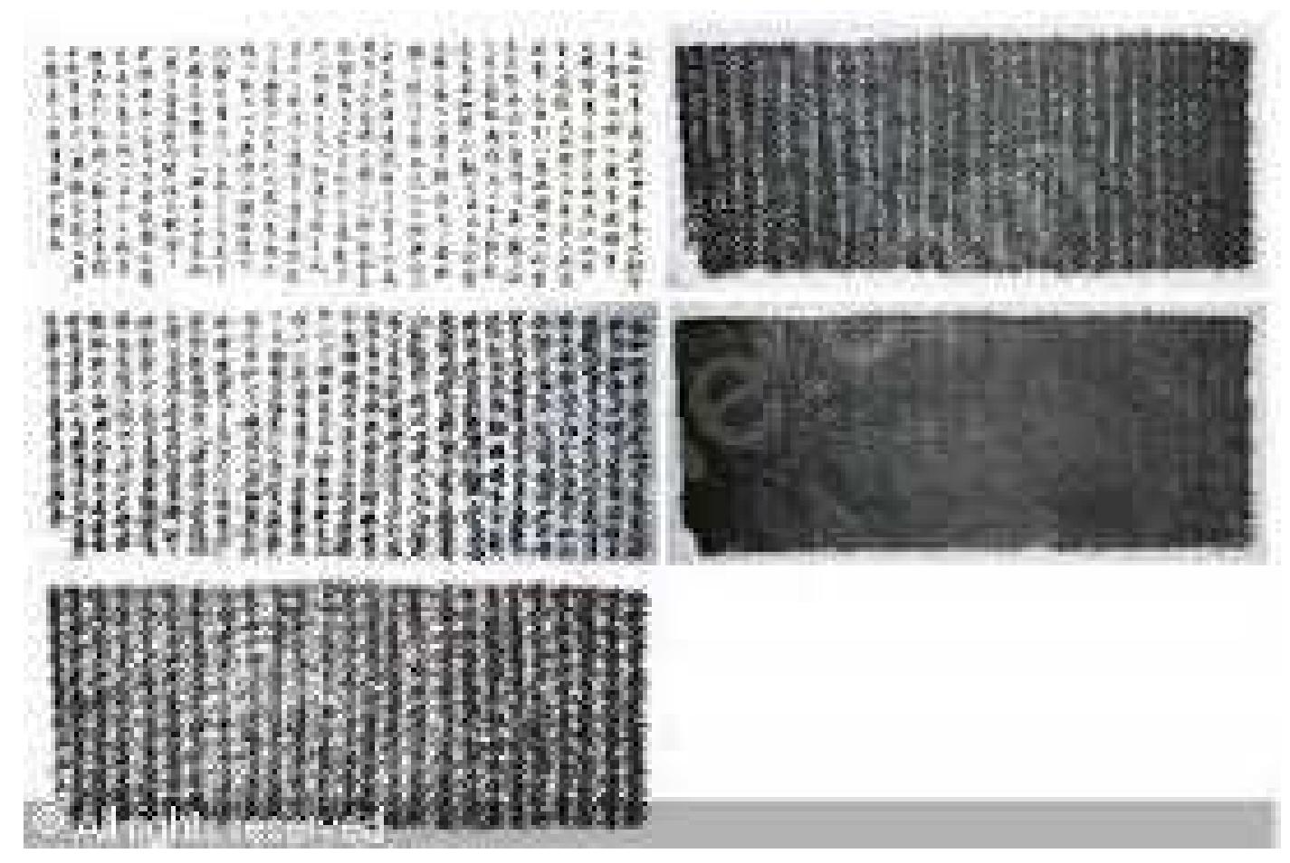 In this installation he copied the preface of a popular Chinese poetic calligraphic masterpiece. 