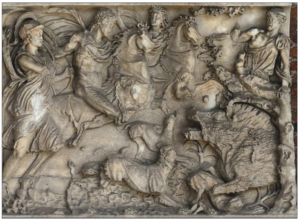 Fig. 3. The hunt and the boar. 