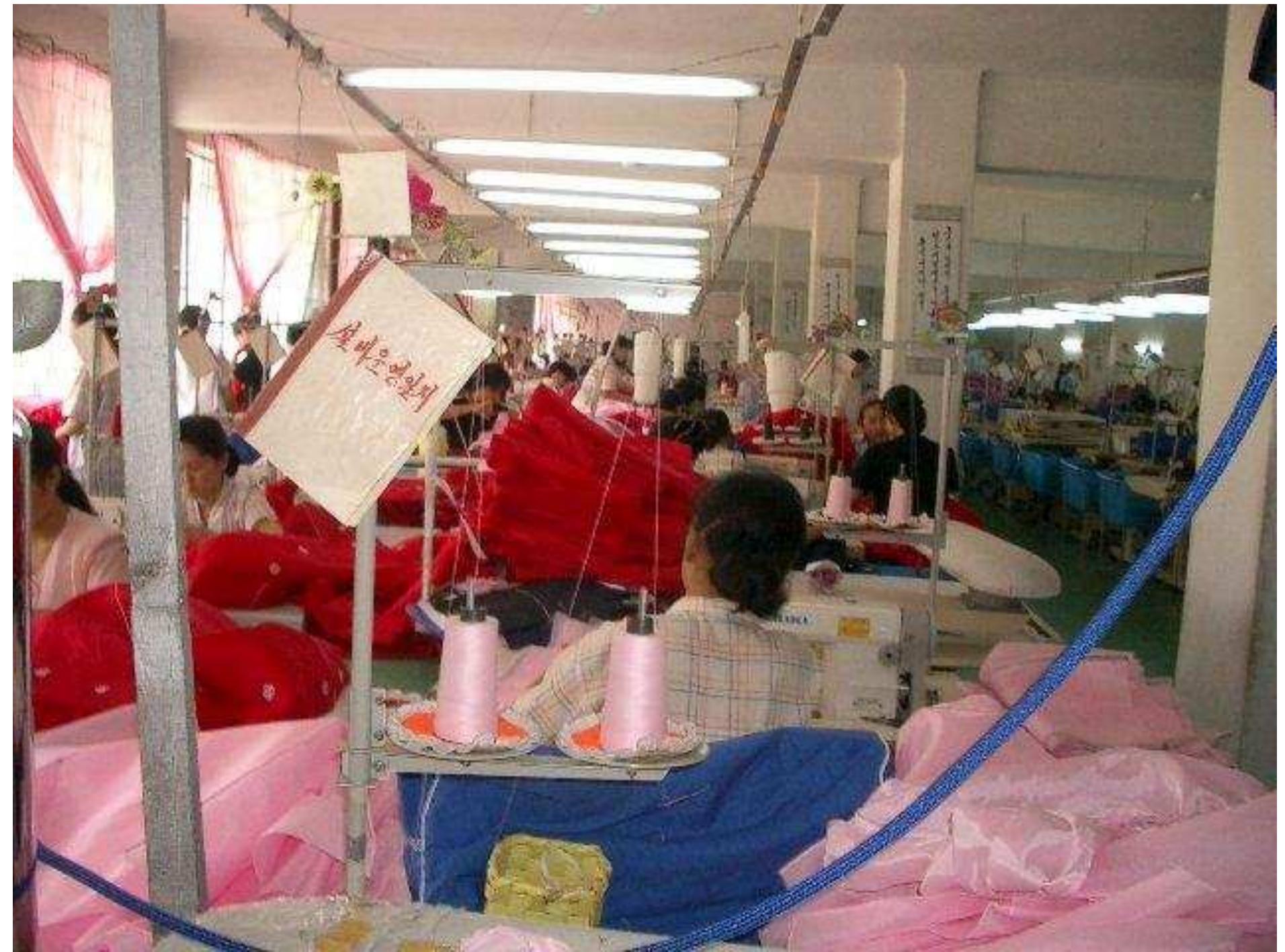 This Hong Kong invested garment factory in North Korea, which has been exporting 100% of its production, is bound to go bankrupt as a consequence of the “sanctions” and its workers will lose their ivelinood. (Image credit: F elix Abt)  industry will suffer the same fate. North Korea’s garment industry alone employs 200,000 workers. According to a Reuters report textile factories in North Korea were “increasingly run like private enterprises” which have allowed its workers “get a living wage.” That belongs to the past now.  
