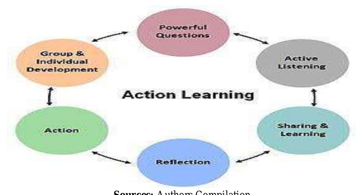 6: model of action learning used in process facilitation