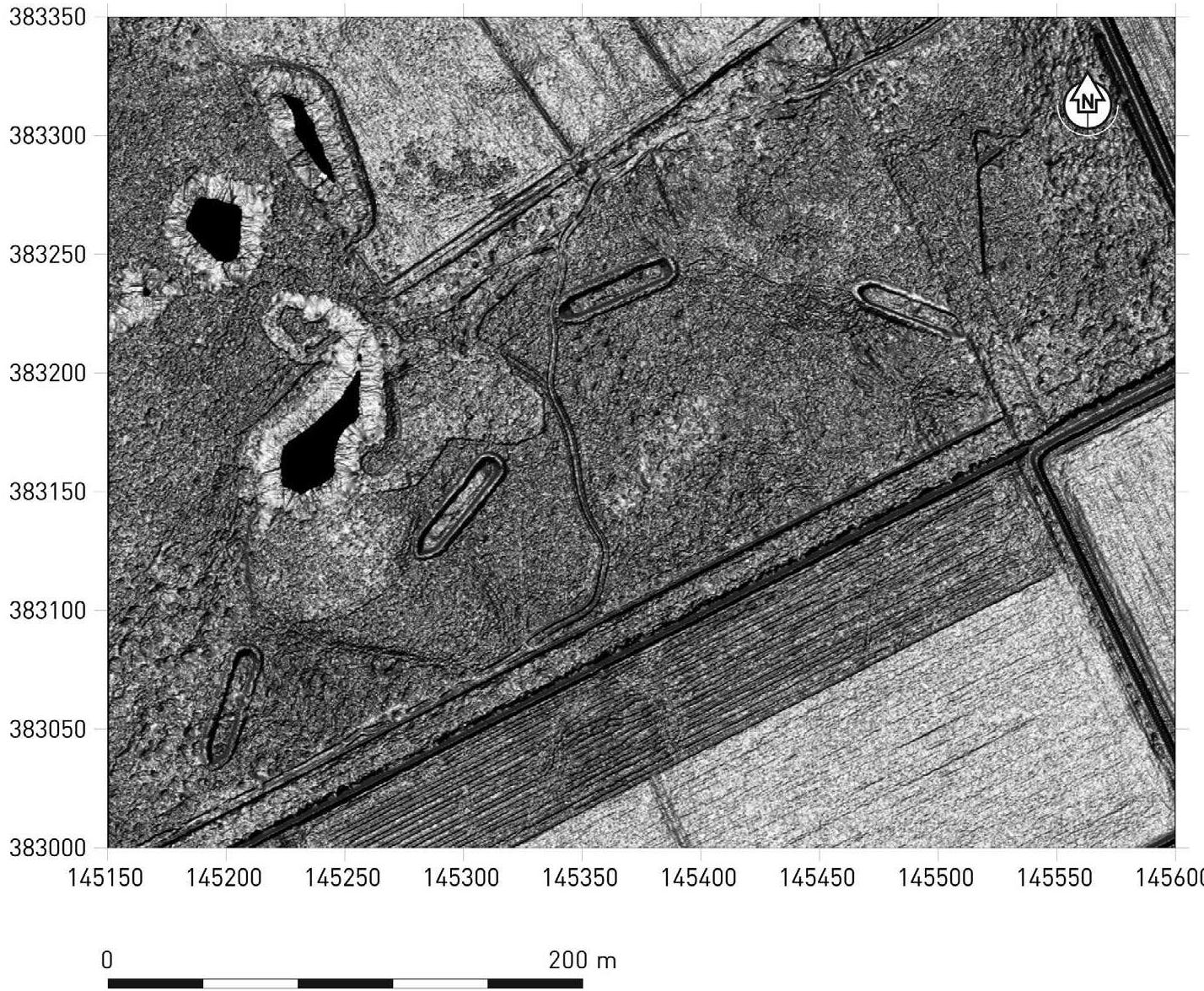 Figure 11 - The application of LiDAR-based DEMs on WWII