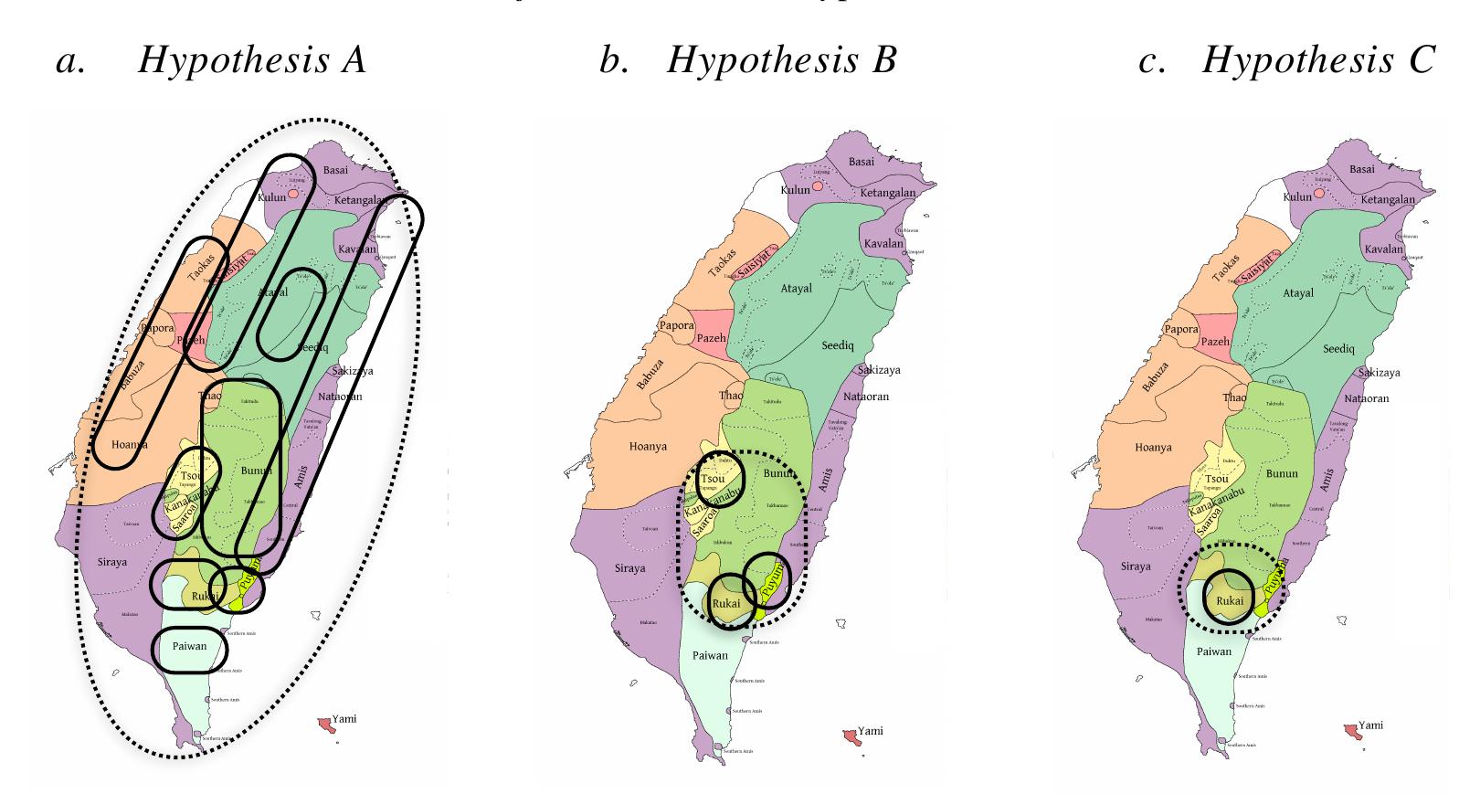 which the entire coast of Taiwan was settled before any movement to the interior, disagrees sharply 
