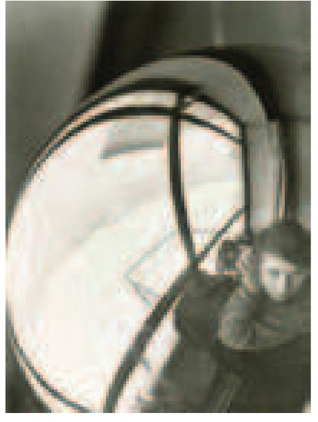 Selbstportrat mit Kamera im Bauhaus-Atelier, 1928/29 Self-portrait with Camera in Bauhaus Atelier, 1928/29 