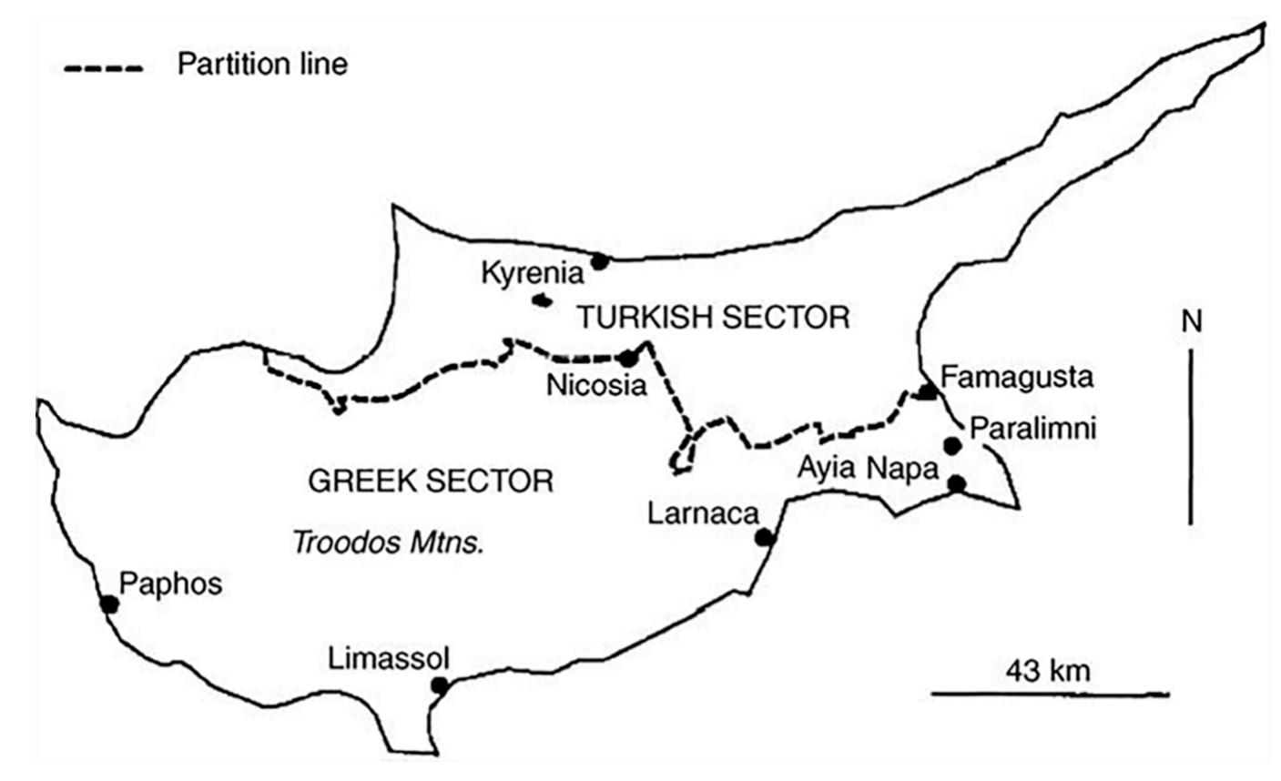 Map of cyprus. source: this map is taken from [81].
