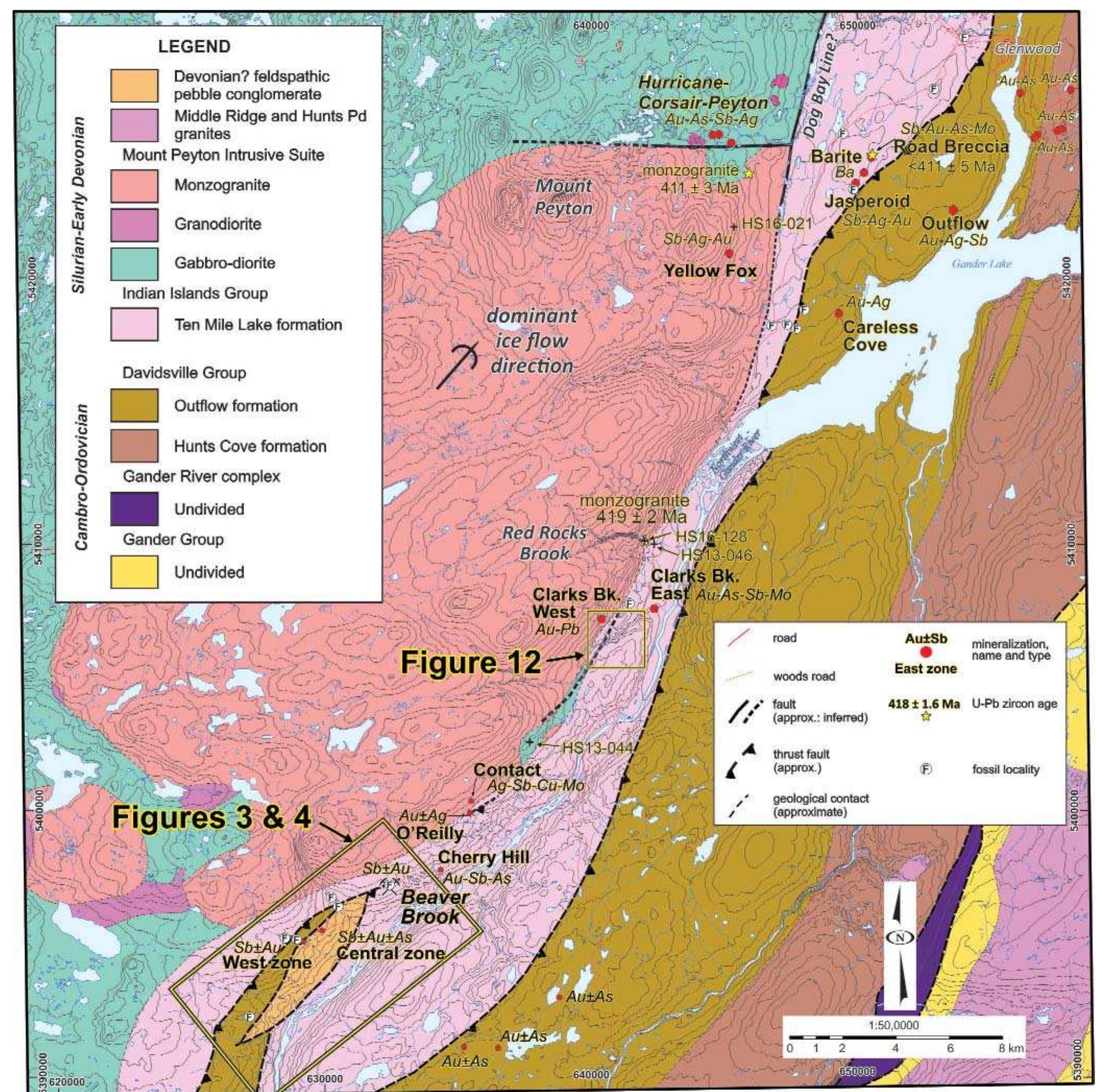 Sadd Maps Schematic geological cross-section through cooper brook.
