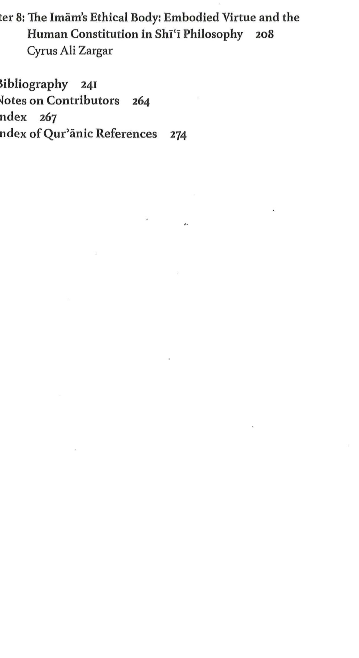 Chapter 7: Rajab ‘Ali Tabrizi’s ‘Refutation’ of Sadrian Metaphysics 184 Muhammad U, Faruque & Mohammed Rustom 