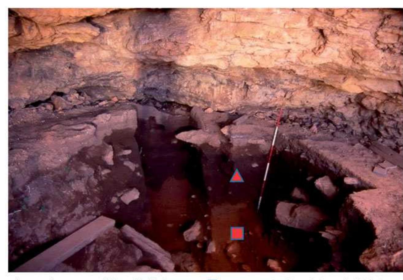 Trenches Cave In Plan of allen’s cave trenches; solid line = marun (1972);