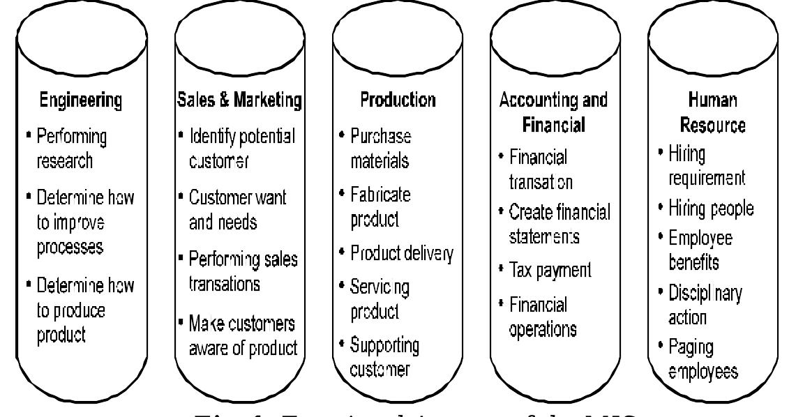 Figure 1 - IMPACTS OF MANAGEMENT INFORMATION SYSTEM ON