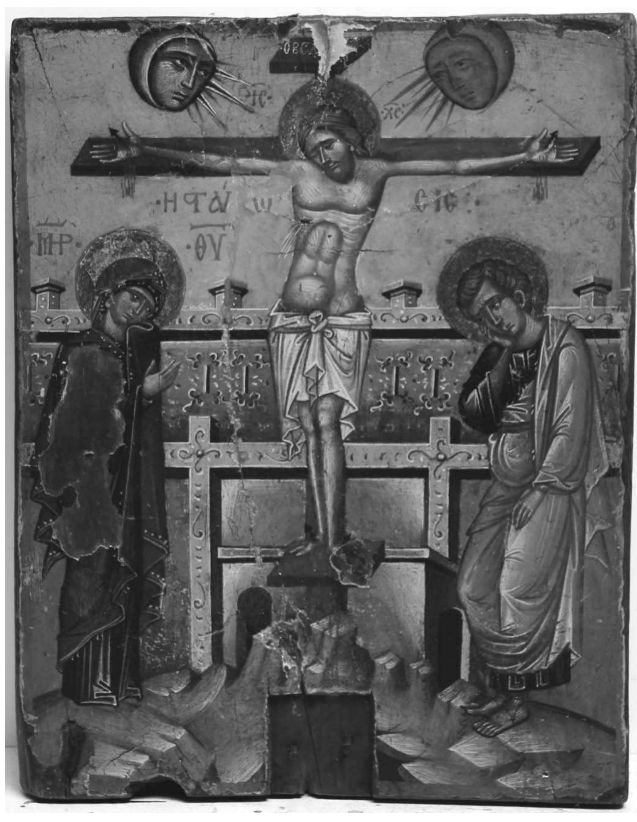 Fig. 8. The side of the Crucifixion (after conservation). See also colour Pl. 14. 