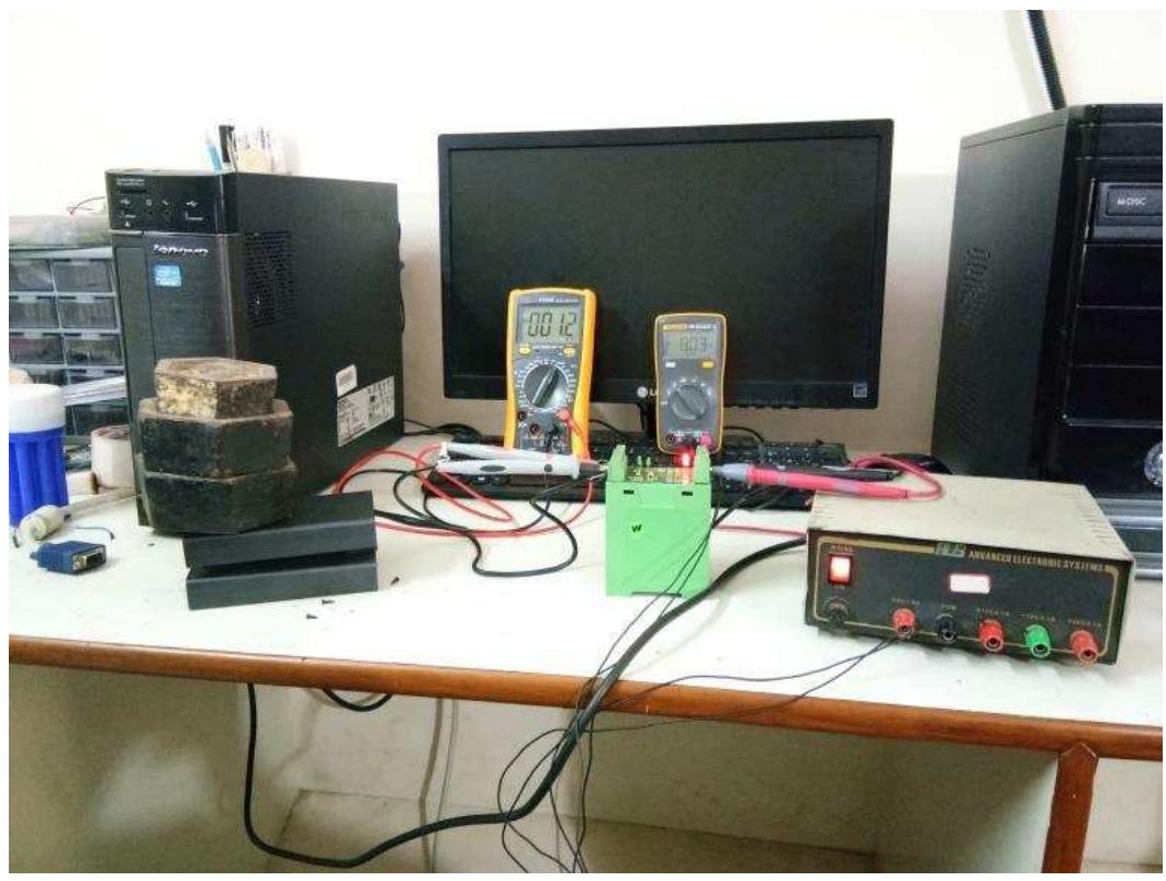 The signal conditioning for load cell, for maintaining the