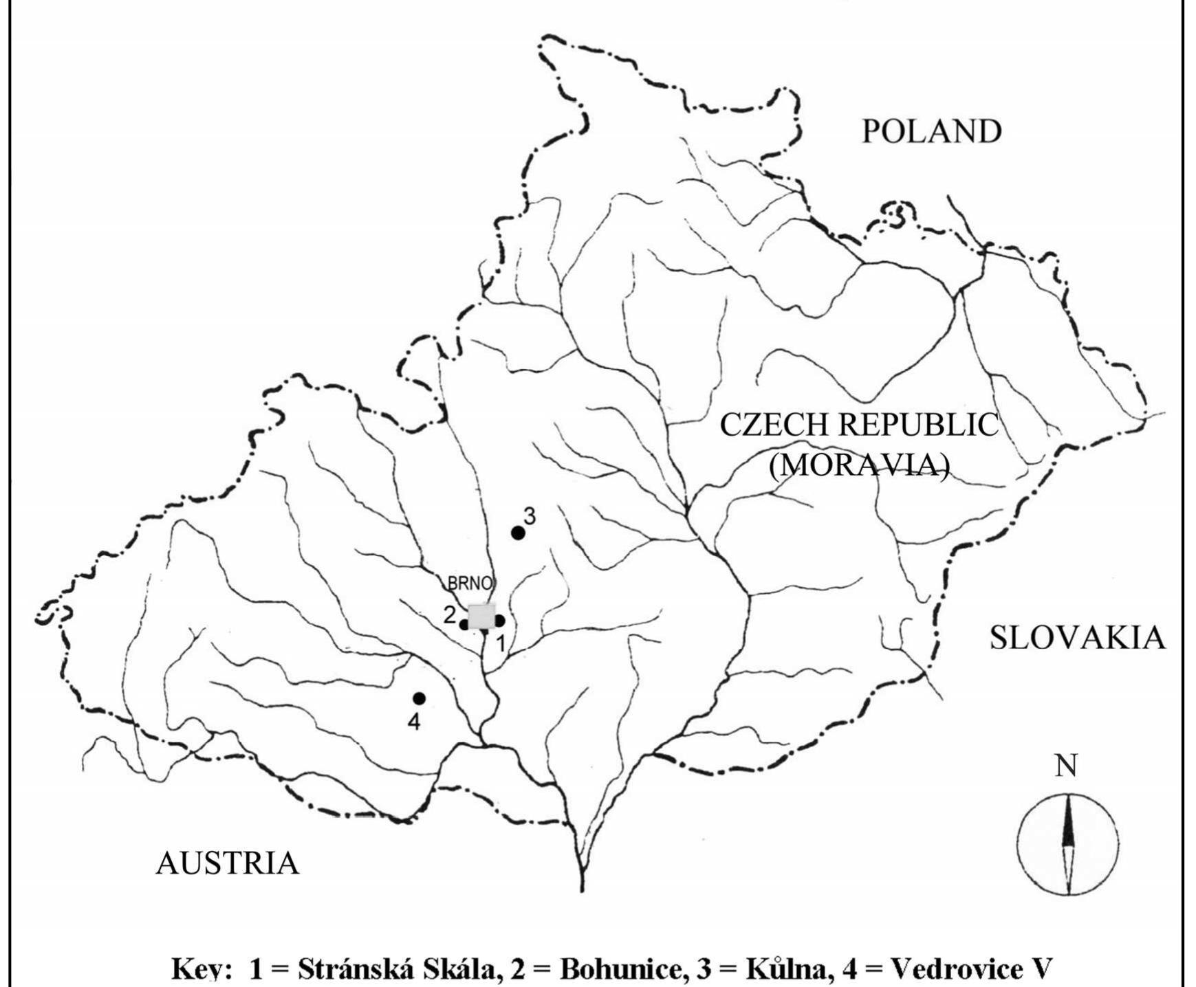 Figure 1.Research area and sites in the Czech Republic 