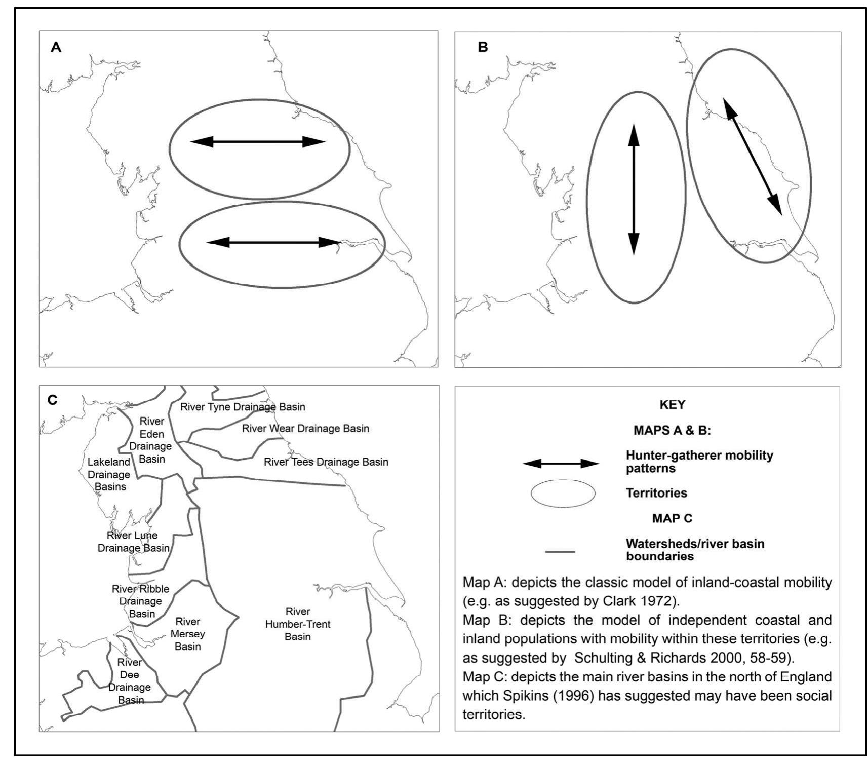 a a i i aa  (Figures 6A & 6B are based on Preston 2011 Fig 10.3; Evans et al. 2010, Fig. 1; and on information from: Clark 1971; Schulting & Richards 2000, 58-9; Figure 7C is based Preston 2011, Figs. 7.19 & 10.3; and on information from Spikins 1996) 