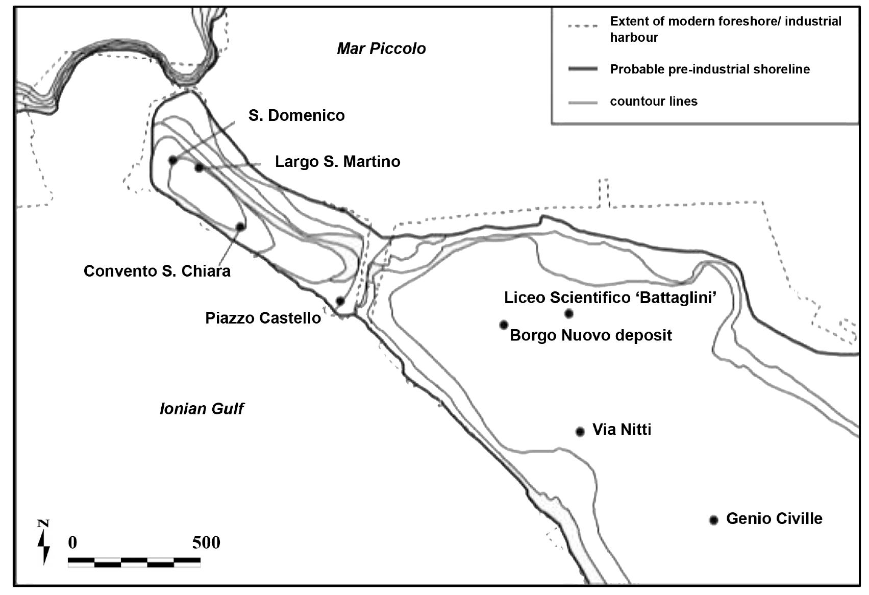 Taranto Before Magna Graecia: Long-Term Interactions between Italy and Greece and their Consequences Giulia Saltini-Semera  an extensive debate on issues of identity, ethnicity, mixing and hybridisation in pre- and early colonial phases. New perspectives have consequently emerged on the social and economic causes of the colonisation, its developments in different areas of the Mediterranean, and its implications in terms of interactions with local populations (see, for example, Dietler 1995; Van Dommelen 1997; Osborne 1998; Jones 1996; Ridgway 2000; Yntema 2000; Foxhall 2003; Burgers 2004; Gosden 2004; Hurst and Owen 2004; Antonaccio 2004; Shepherd 2005; Hodos 2006, Tsetskhladze 2006).  beyond the scope of this article. Here, I will use the terms ‘Greek’ and ‘indigenous’ as primarily geographical entities to describe the two material cultures characterising Greece and the area under investigation (Taranto and Salento, the southern part of Apulia in which Taranto lies) during the Early Iron age and the very early stages of the Greek colonisation’. Issues of hybridity will not, therefore, be addressed in this article since they only became relevant later. 