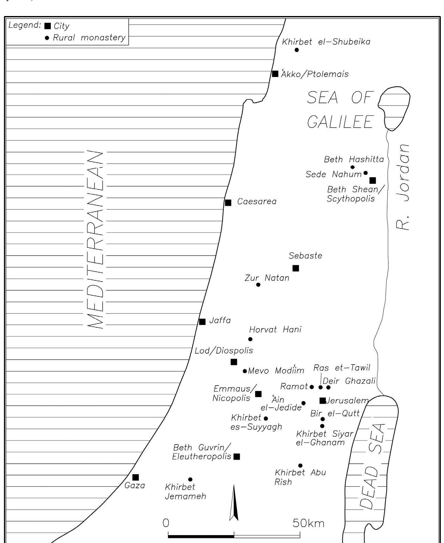 Figure 33. Central and Northern Palestine 