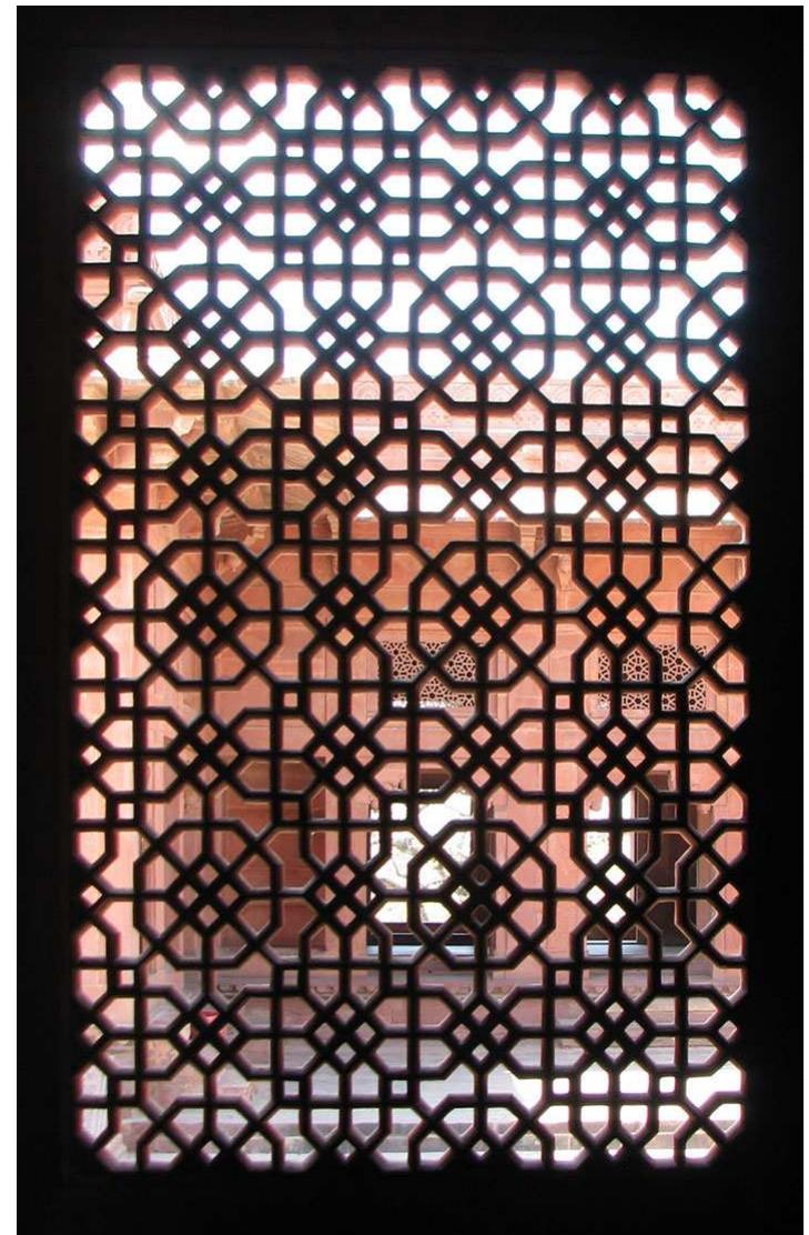 Octagonal Jali Frame Figure 14 - from Nonperiodic Octagonal Patterns from a Jali
