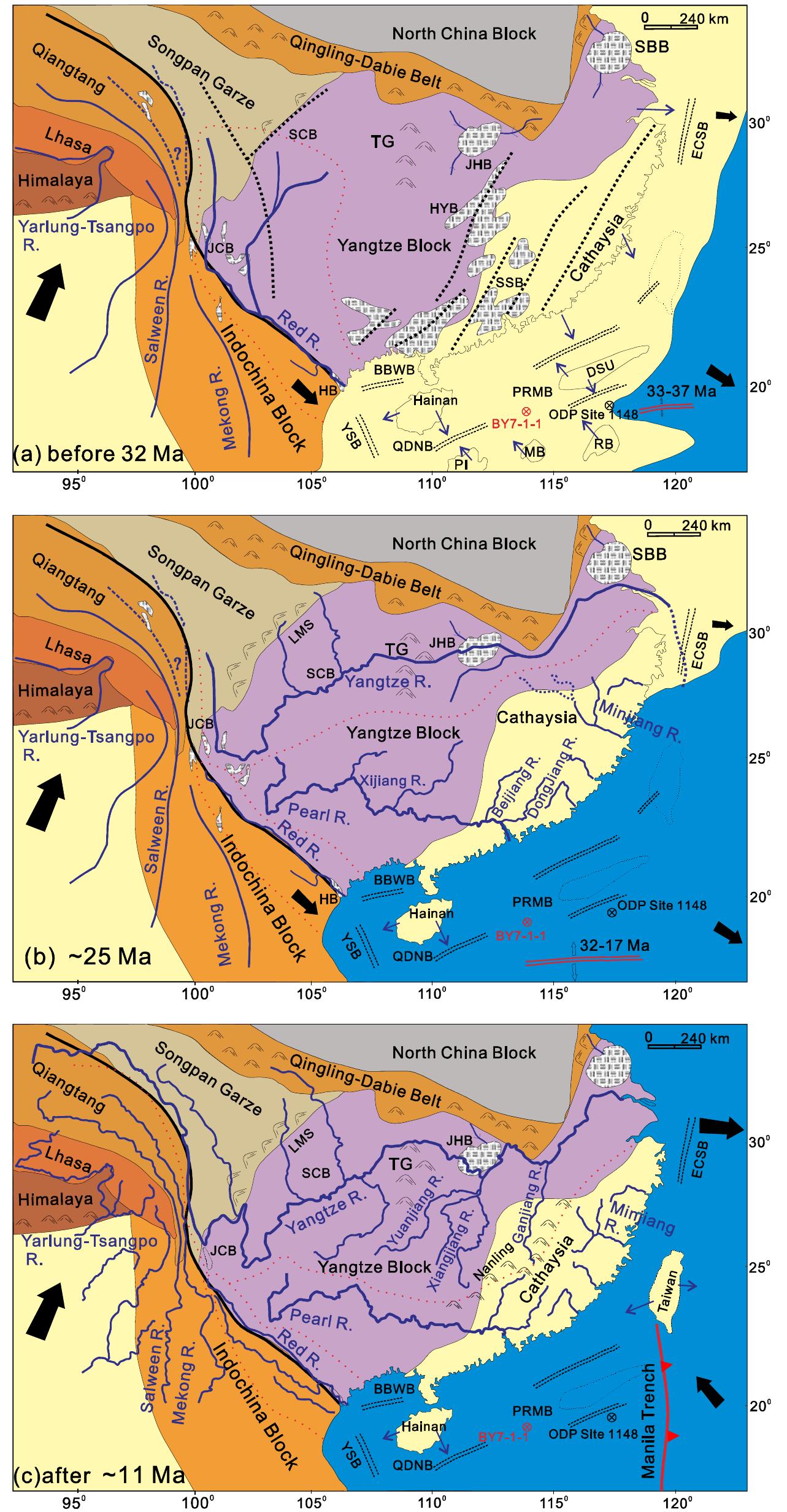 Figure 12 - from Tectonic Topography Changes in Cenozoic