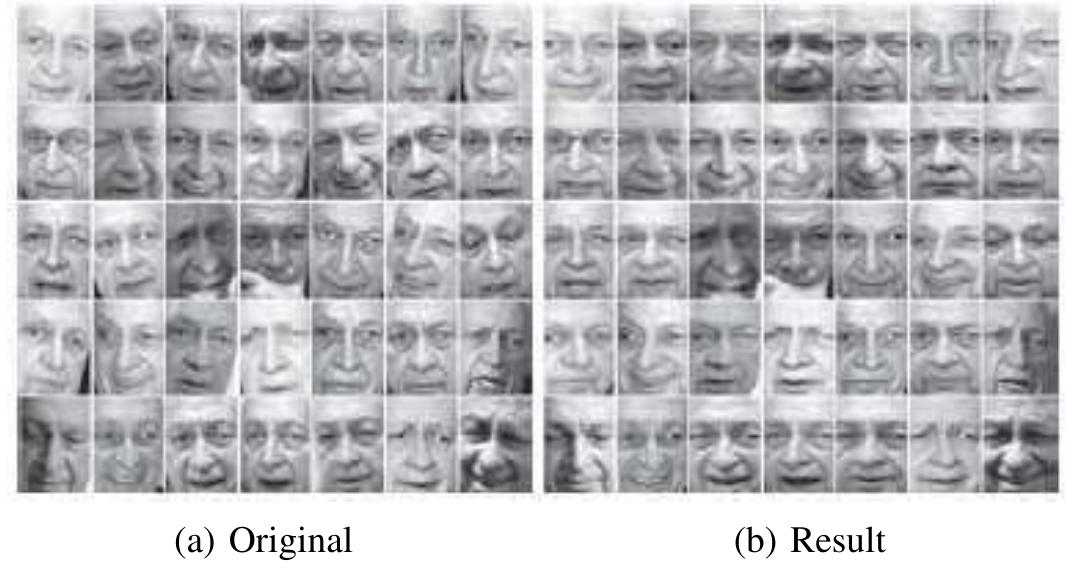 Figure 6 - from On the Applications of Robust PCA in Image