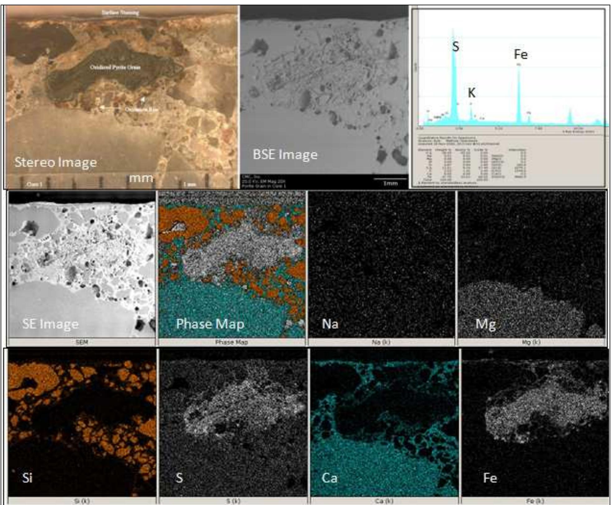 Figure 6 - from CONCRETE DETERIORATION FROM PYRITE STAINING,
