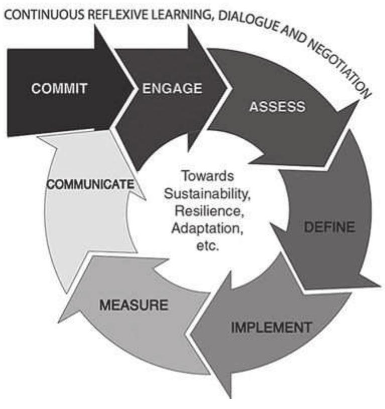 FIGURE 6.1 Process Pathway: Circles of Practice 