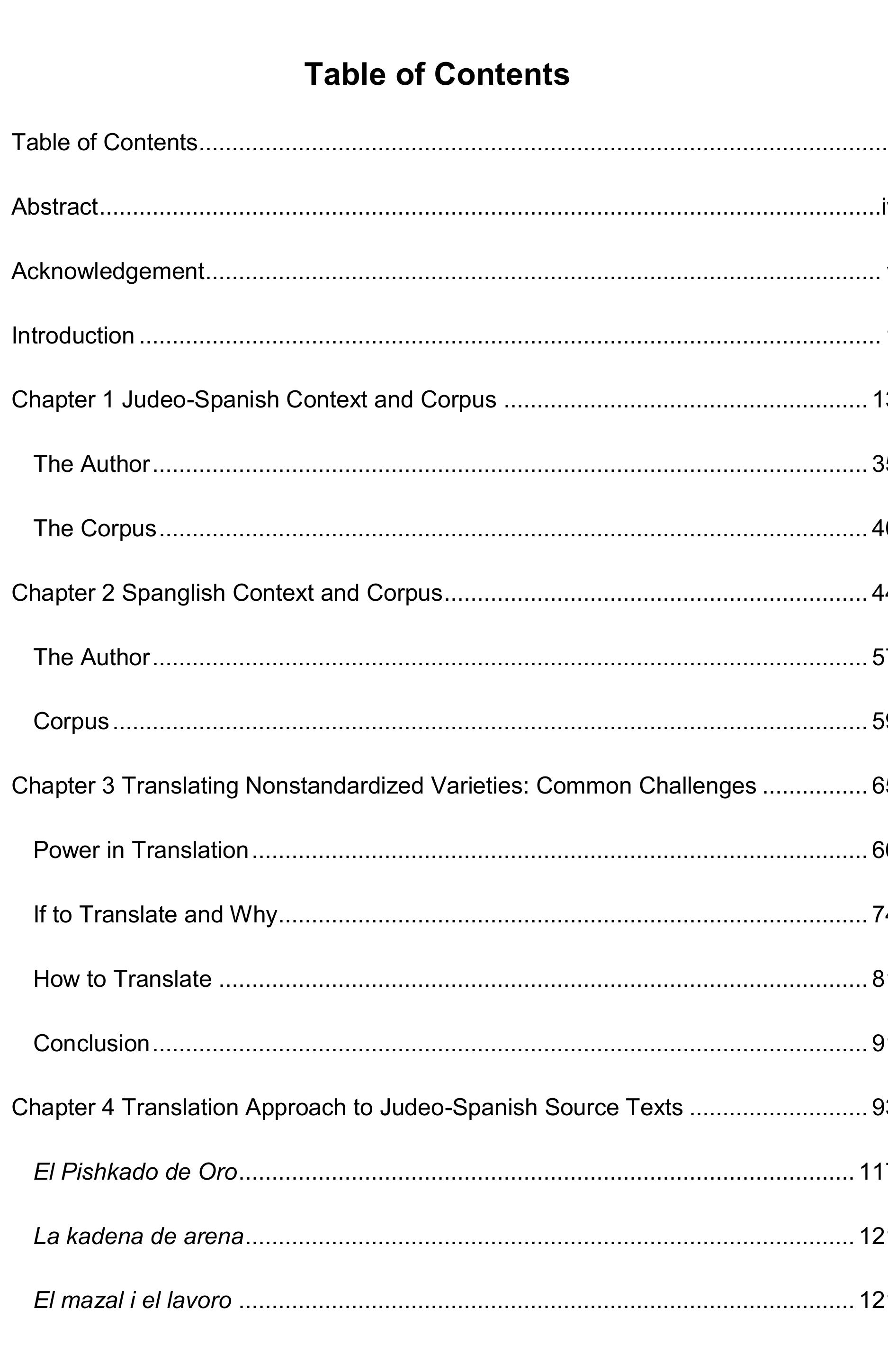 PDF) Translation in the Borderlands of Spanish: Balancing Power in English  Translations from Judeo-Spanish and Spanglish, image size:1875x2896