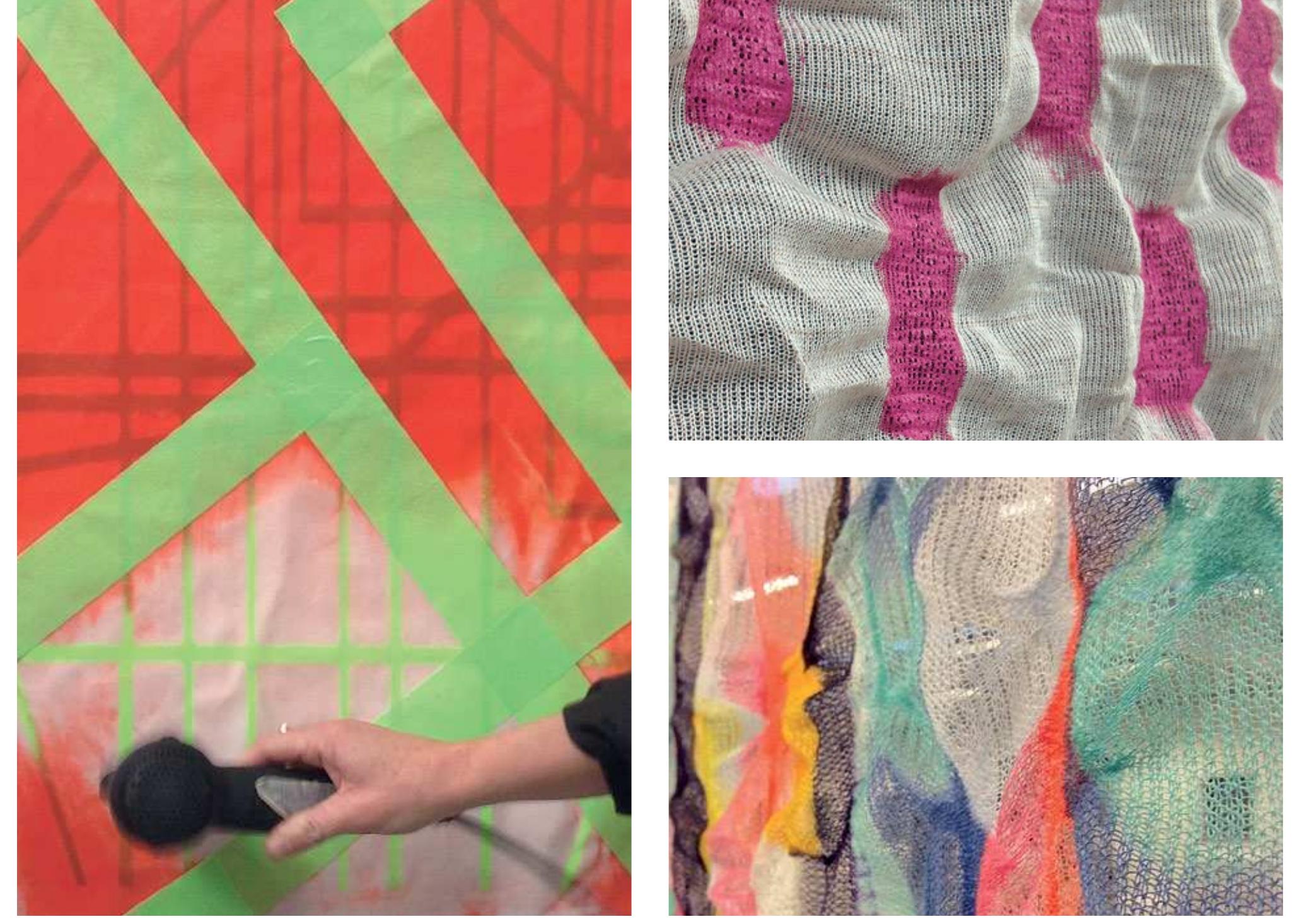 1. examples of students’ explorations of pattern, texture,