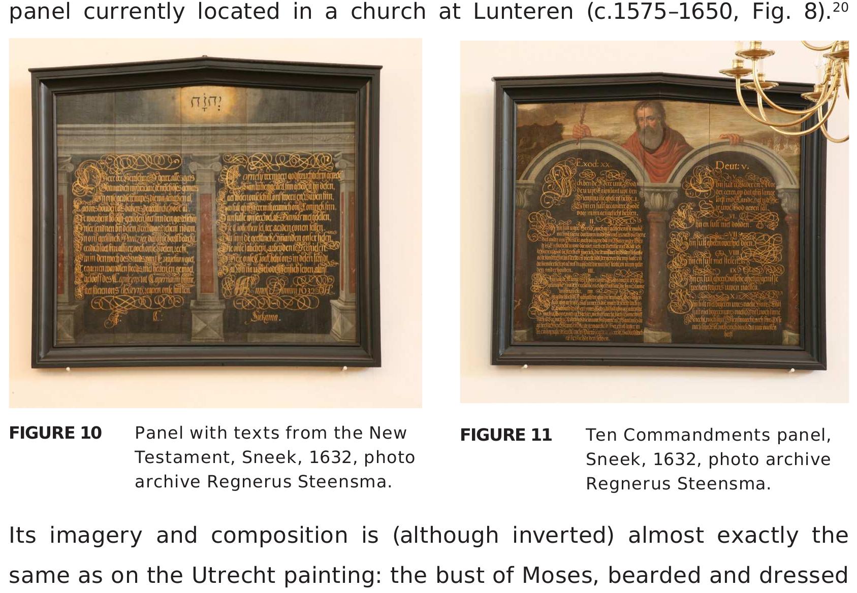 (PDF) Presenting the Law: Text and Imagery on Dutch Ten Commandments Panels