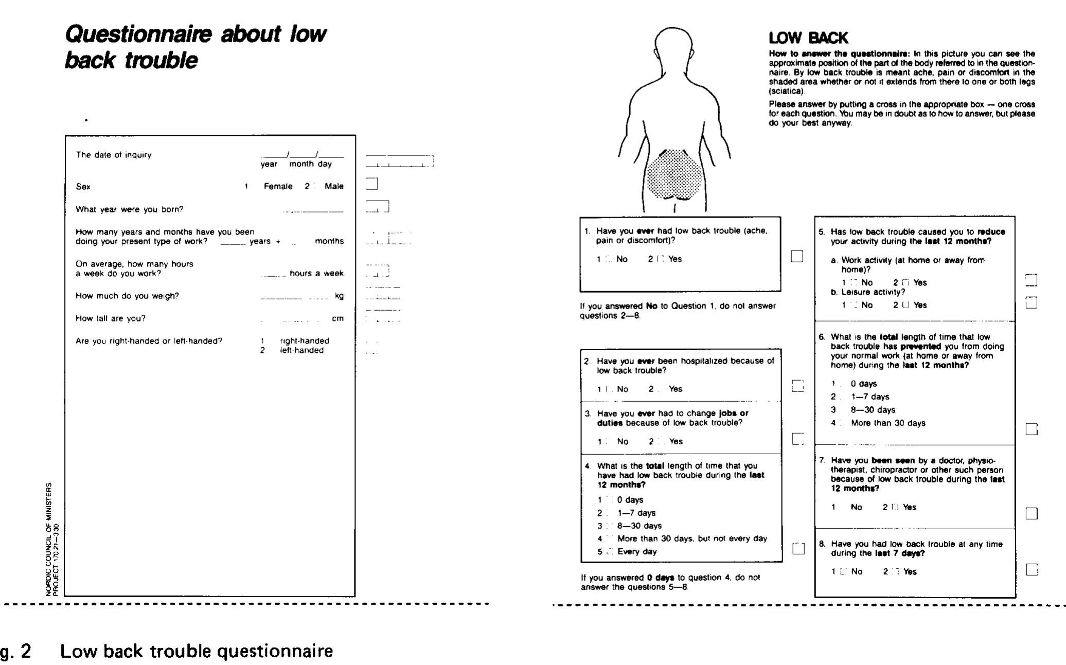 (PDF) Standardised Nordic questionnaires for the analysis of ...