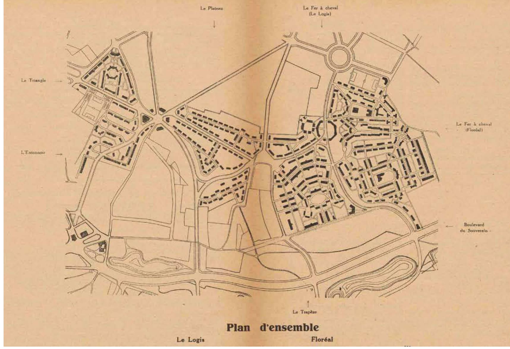 Figure 4. The Garden Cities of Le Logis-Floreal. 