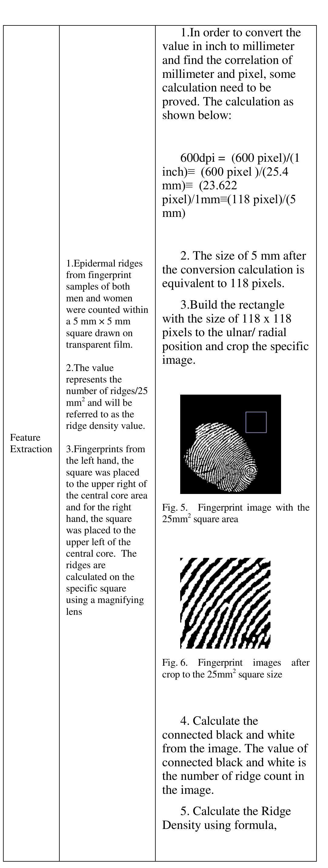Figure 1 - from Development of a Fingerprint Gender