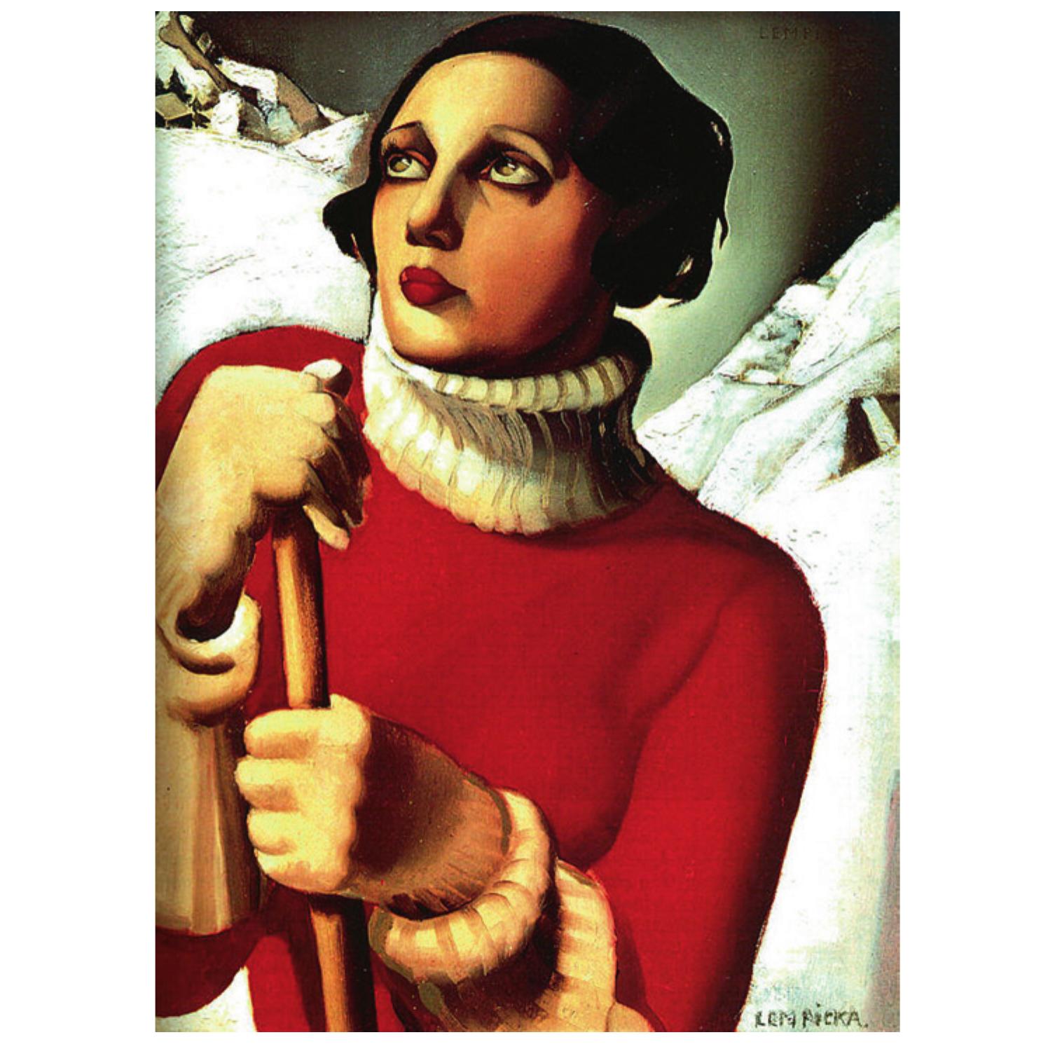 Abb. 4. 4 St. Moritz, 1925. (Quelle: © 2018 Tamara Art Heritage Licensed by Museum Masters
