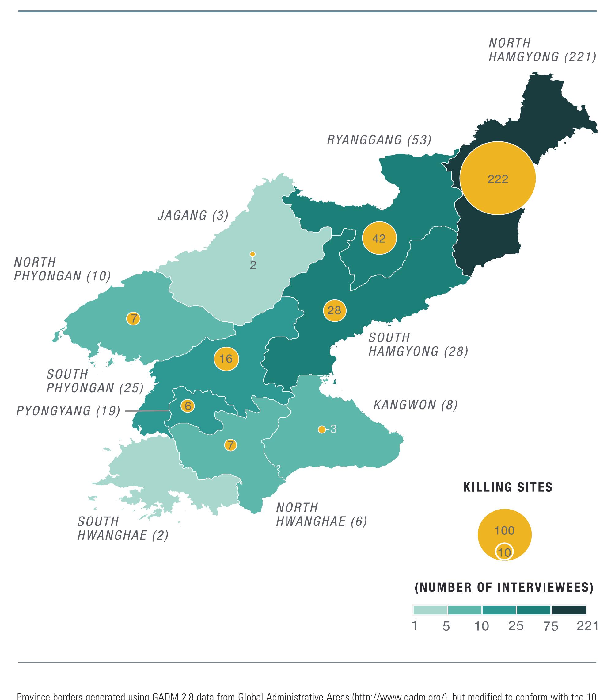 Where did interviewees live — and what did they report?

