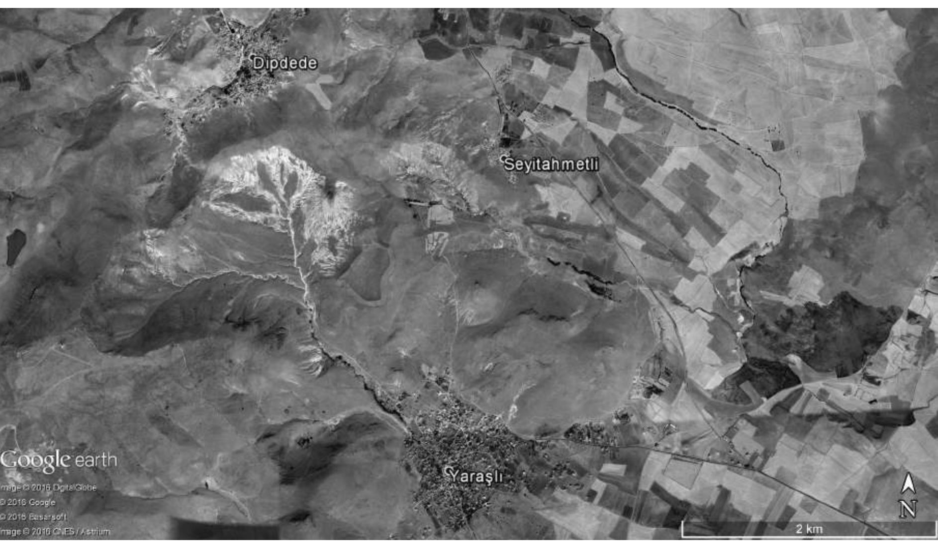 Fig. 5 : Google Earth image of the study area. 